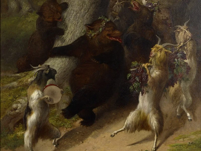 1824-William Holbrook Beard - La marcia di Sileno - Galleria d'arte Albright-Knox
